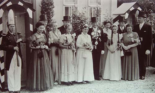 Schuetzenfest 1953 041 Hofstaatkl